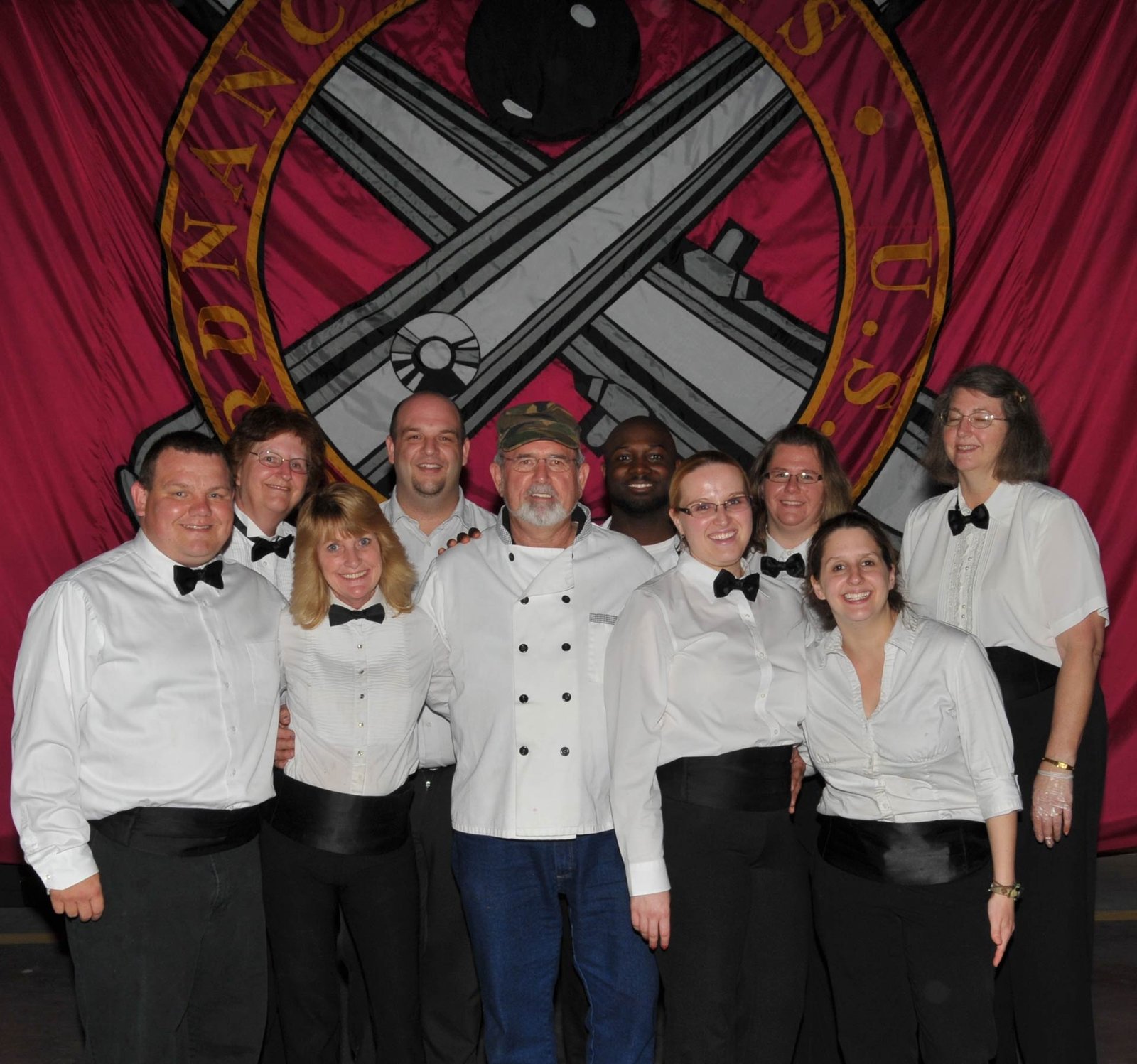 Elegant catering service at an event
